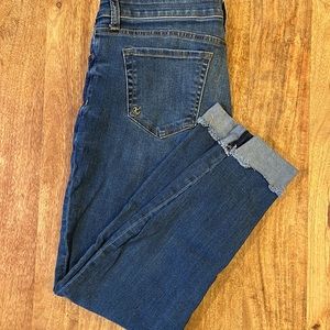 Kut from the Kloth High Rise Ankle Straight Leg Jean
